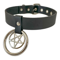 Pentagram in Ring Silver
