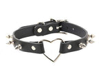 Heart with Spikes Choker