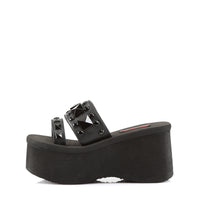 Funn-18 Platform Sandal Blk Stud