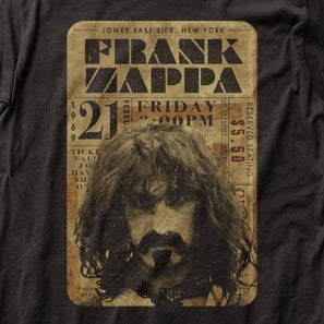 Zappa Concert Ticket T-Shirt