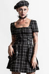Grave Rebellion Ash Tartan Dress
