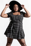 Grave Rebellion Ash Tartan Dress