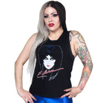 Elvira 80's Sleeveless Black Tank