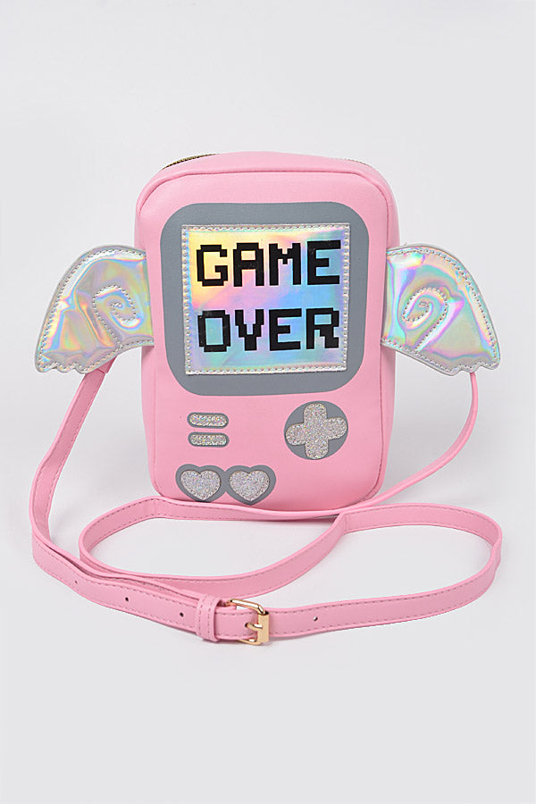 Game Over Fun Bag Pink