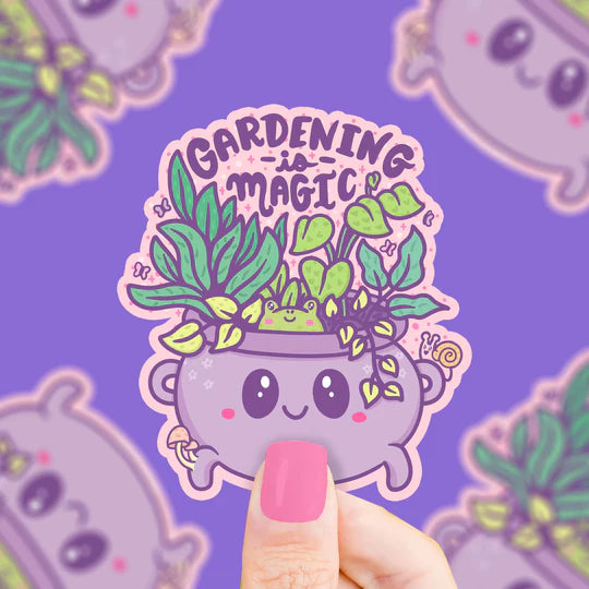 Gardening is Magic Sticker