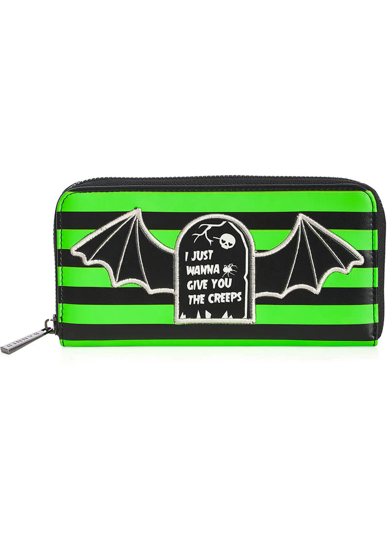 Give You The Creeps Green Wallet