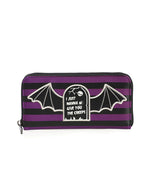 Give You The Creeps Purple Wallet
