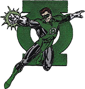 Green Lantern & logo Iron-On Patch