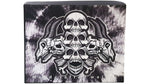Grey Skulls Vegan Wallet