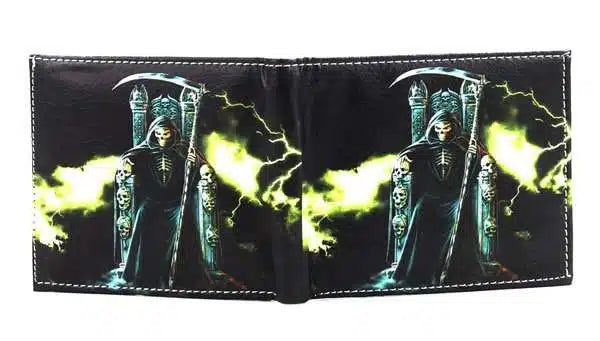 Grim Reaper Vegan Wallet