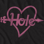 Hole Distressed Heart Shirt