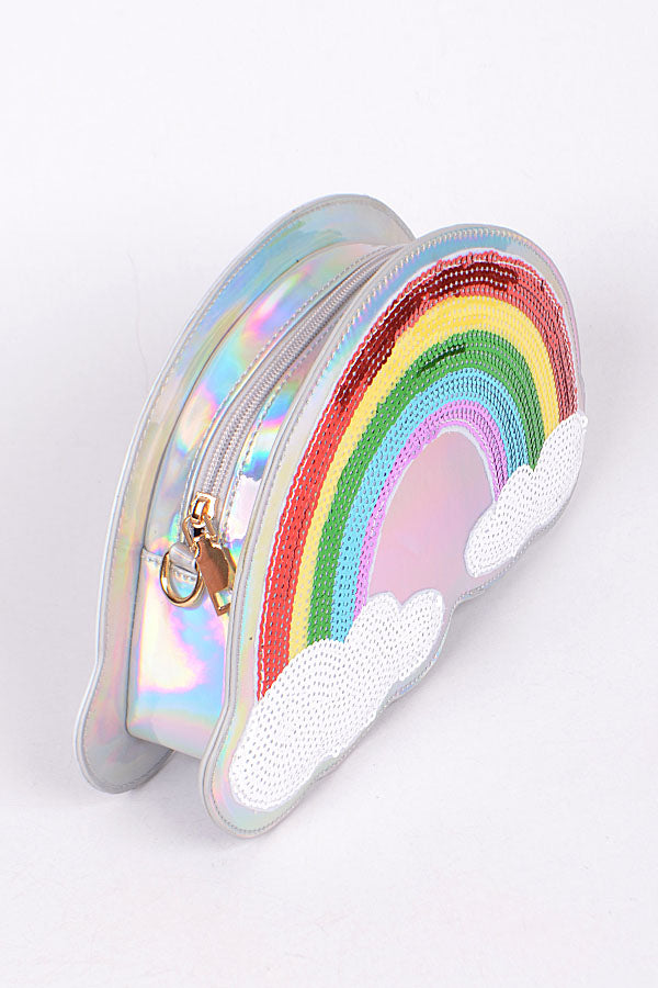 Rainbow Shiny Side Bag