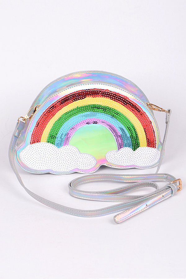 Rainbow Shiny Side Bag