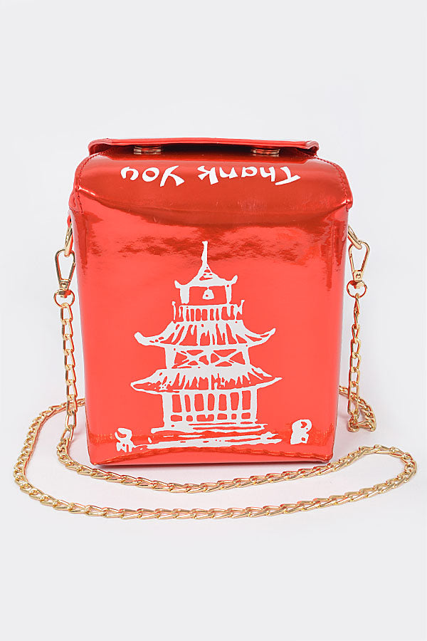 Chinese To Go Mirror Red Purse