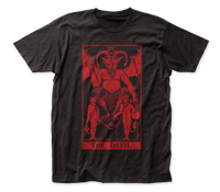 Devil Tarot Card Red Print