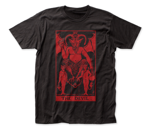 Devil Tarot Card Red Print