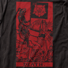 Death Tarot Card Red Print