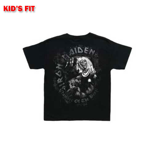 Iron Maiden Number of the Beast Black/White Kids T-Shirt