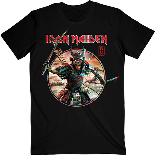 Iron Maiden Senjutsu Warrior Circle T-Shirt