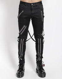 Classic BLK Slim Leg Bondage Pa