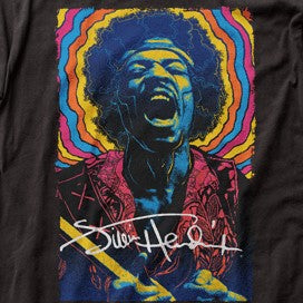 Jimi Hendrix Rainbow Drawing T-Shirt
