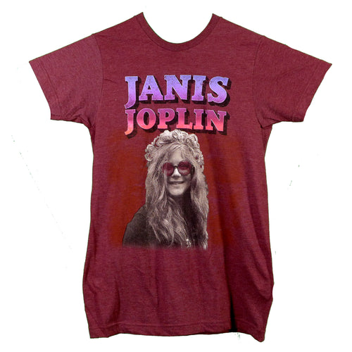 Janis Joplin Rose Colored Glasses T-Shirt