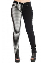 Kane Trousers w/ Black & White Stripes