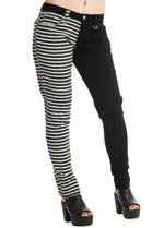 Kane Trousers w/ Black & White Stripes