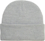 Light Gray Slouch Solid Beanie