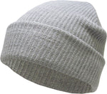 Light Gray Slouch Solid Beanie