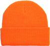 Neon Orange Slouch Solid Beanie