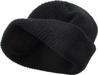 Black Fisherman Beanie
