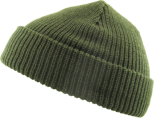 Olive Fisherman Beanie