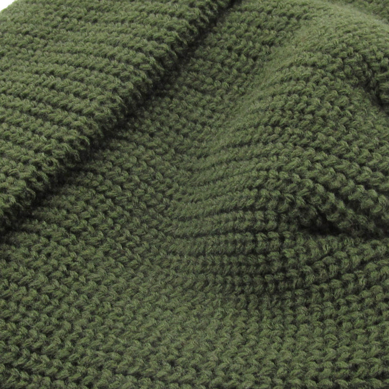 Olive Fisherman Beanie