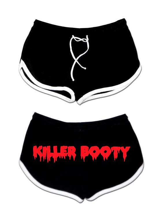 Booty shorts with sayings on them on sale
