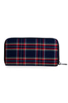 Krampus Plaid Blue Wallet