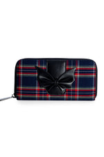 Krampus Plaid Blue Wallet