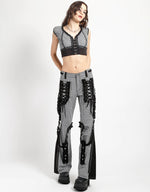 Ladies Bo Peep Pant Blk/Wht