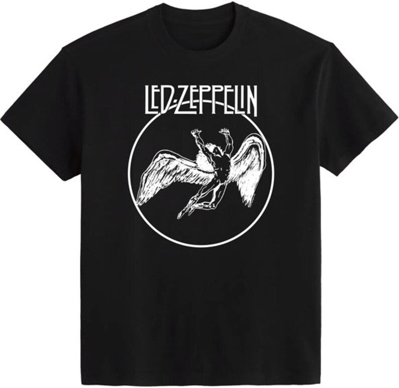 Led Zeppelin Swan Song Oval B/W