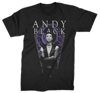 Andy Black Purple Coffin