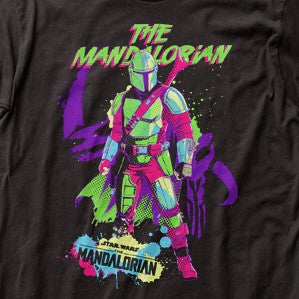 Star Wars Mandalorian Neon Mando T-Shirt