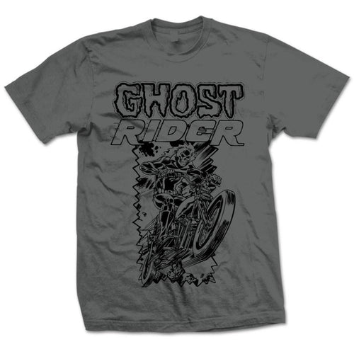 Ghost Rider On Grey