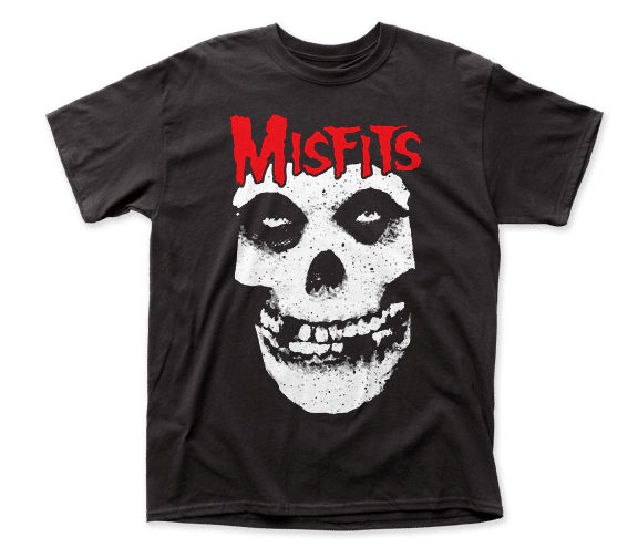 Misfits Red Logo Skull