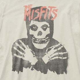 Misfits Classic Skull Vintage White