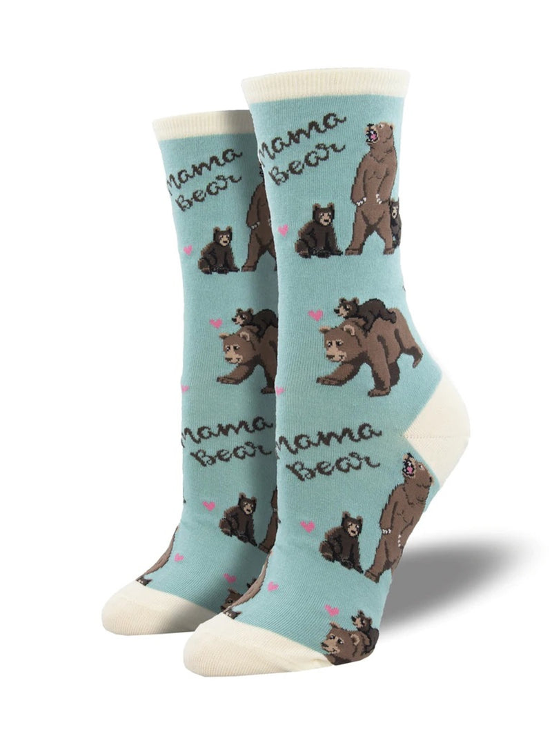 Mama Bear Women's Socks - Teal