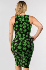 Marijuana Leaf Bodycon Plus Dre