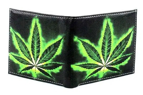 Marijuana Leaf Vegan Wallet