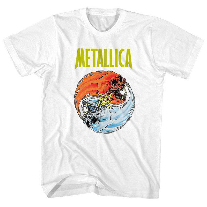 Metallica Fire and Ice on White