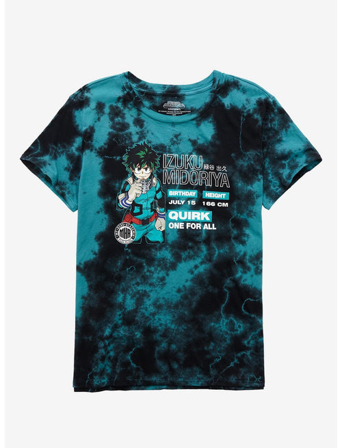 My Hero Academia Izuku Tie Dye Shirt