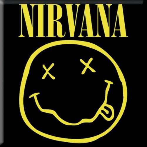 Nirvana Smiley Fridge Magnet